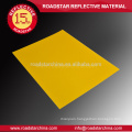 Specialized acrylic reflective sheeting for roadway safety badge